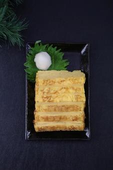 だし巻き卵の写真