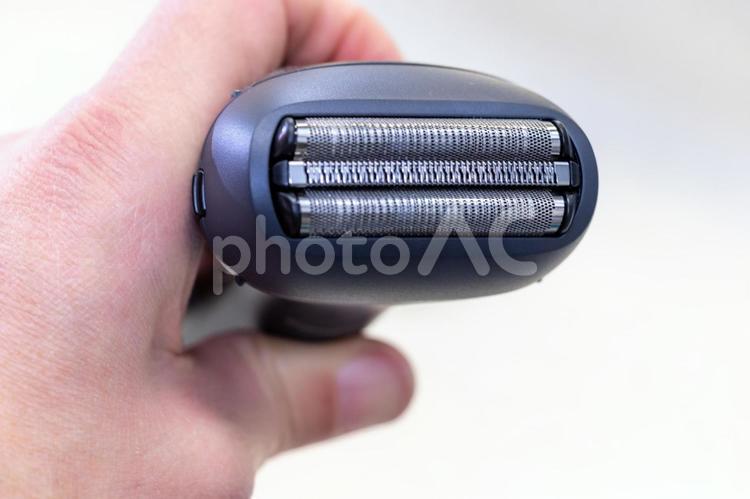 電気シェーバーの刃 電気シェーバー,刃,ひげそりの写真素材