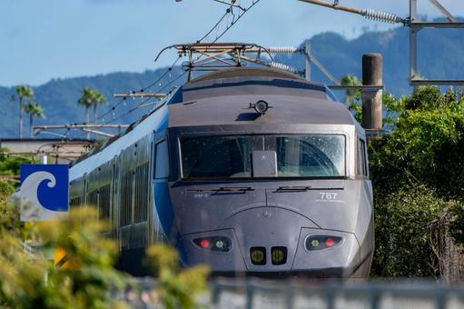 Photo, 787 series, railway, electric train, 