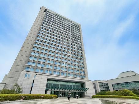 茨城県庁の庁舎 茨城県庁の庁舎 茨城県庁,庁舎,茨城県の写真素材