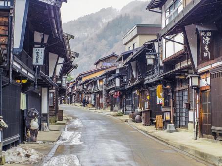 【長野県】塩尻市・中山道 奈良井宿 【長野県】塩尻市・中山道 奈良井宿 奈良井宿,中山道,重要伝統的建造物群保存地区の写真素材