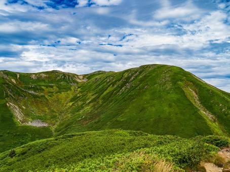 双六岳 双六岳 北アルプス,登山,山岳写真の写真素材