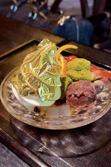 金沢の金箔アイス 金沢の金箔アイスの写真