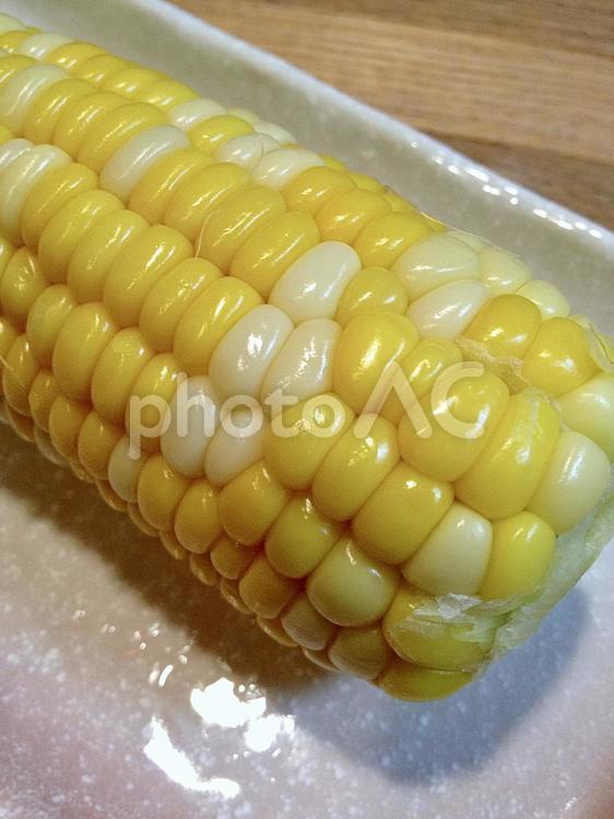 茹でたとうもろこし とうもろこし,食べ物,野菜の写真素材