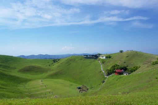 大室山山頂 大室山山頂の写真