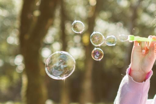 Photo, soap bubble, bubble, play equipment, 