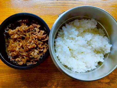 すきやき弁当 すき焼き,弁当,おかずの写真素材