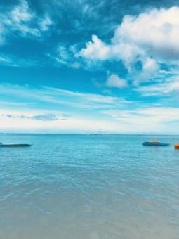 青い海 青い海の写真