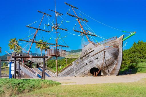 静岡県　広野海岸公園の風景 静岡,静岡県,静岡市の写真素材