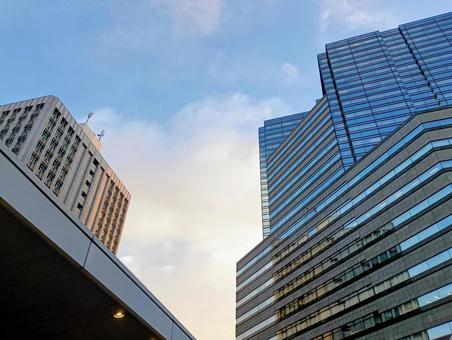 大崎駅前のビル③ 大崎,東京都,建物の写真素材