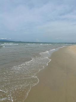 ビーチ ビーチ,波,海の写真素材