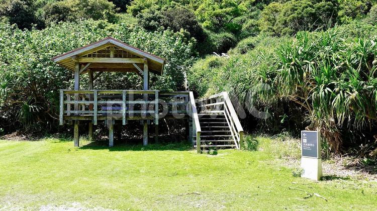 阿嘉島北浜（ニシバマ）ビーチの北浜展望台 展望台,北浜,展望の写真素材