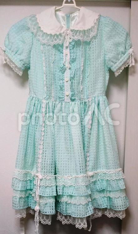 可愛らしい夏のワンピース　 ワンピース,ドレス,夏の写真素材
