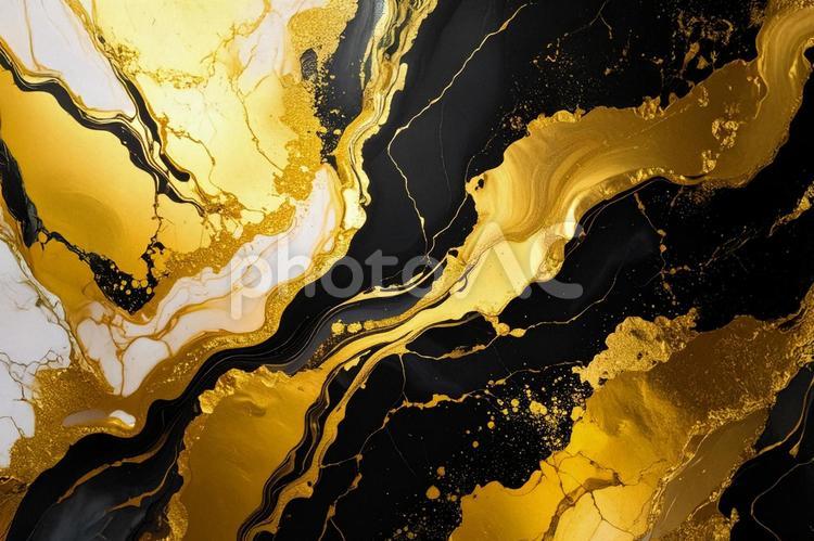 高級感を感じる黒色の大理石の背景 マーブル,背景,大理石風の写真素材