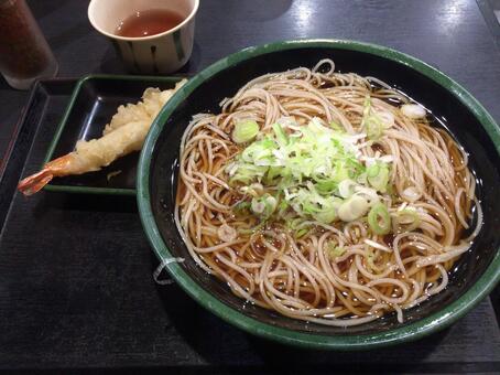 天ぷらそば 天ぷらそば,天ぷら,海老天の写真素材