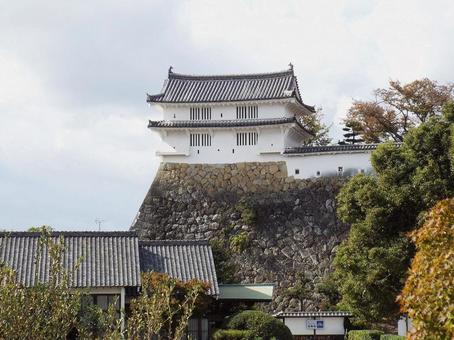 【風景写真】姫路城の風景 【風景写真】姫路城の風景 姫路城,木造,櫓の写真素材