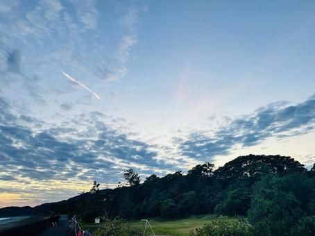 海岸　岸辺　海と空 海岸,沿岸,海の写真素材