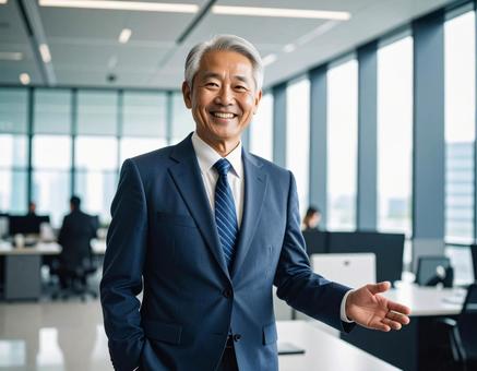 信頼のベテラン営業マン 信頼のベテラン営業マンの写真