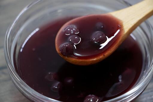 ブルーベリーソース ブルーベリーソース,ブルーベリー,ソースの写真素材
