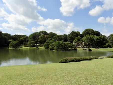 特別名勝六義園中の島2 特別名勝六義園中の島2 六義園,庭園,大名庭園の写真素材