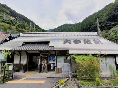 JR土讃線、大歩危駅、駅舎 jr,jr四国,土讃線の写真素材