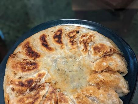 焼き餃子 別アングル 焼き餃子 別アングルの写真