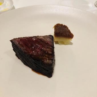 熟成肉のステーキ 熟成肉のステーキ コース料理,フレンチ,フランス料理の写真素材