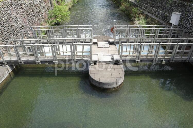 玉川上水　羽村取水堰 多摩川,玉川上水,玉川の写真素材