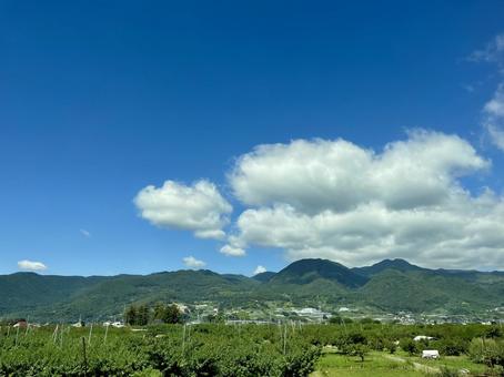晩夏の山梨の風景3 晩夏の山梨の風景3の写真