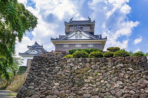 越前大野城 越前大野城 越前大野城,大野城,続日本100名城の写真素材