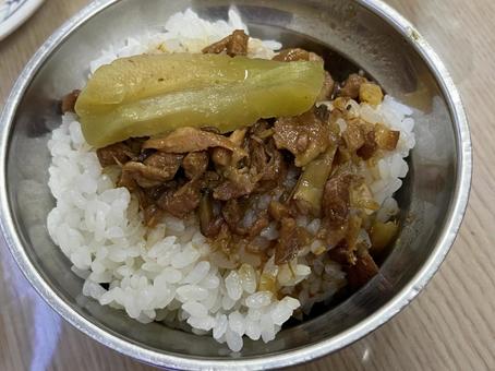 魯肉飯 魯肉飯,台湾,料理の写真素材