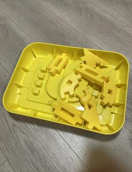 黄色 ブロック,こども,黄色の写真素材