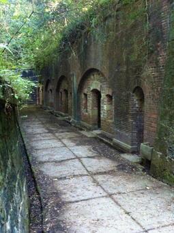 友ヶ島 第三砲台跡 友ヶ島,第三砲台跡,砲台跡の写真素材