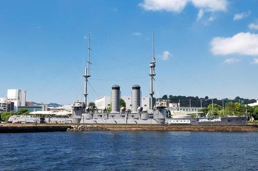 戦艦三笠 戦艦三笠,横須賀,三笠公園の写真素材