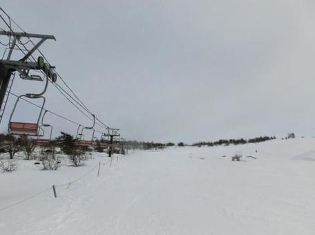 スキー場からの景色 スキー場からの景色の写真