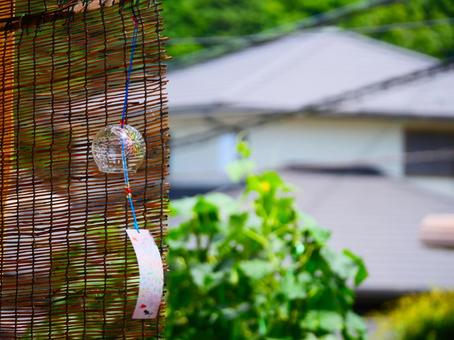 Photo, wind chimes, sandalwood, summer, 