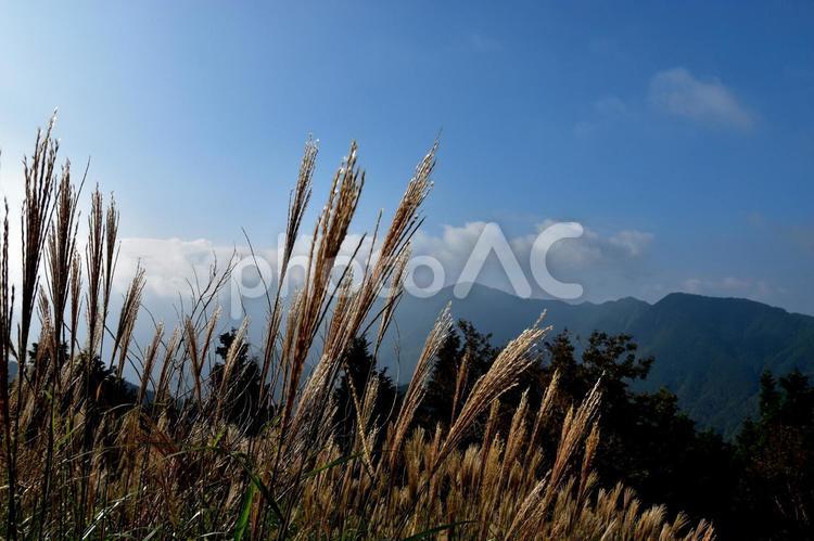 観音峰展望台からの景色 観音峰,展望台,登山の写真素材