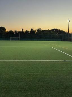 サッカー場 グランド,人工芝,サッカーの写真素材