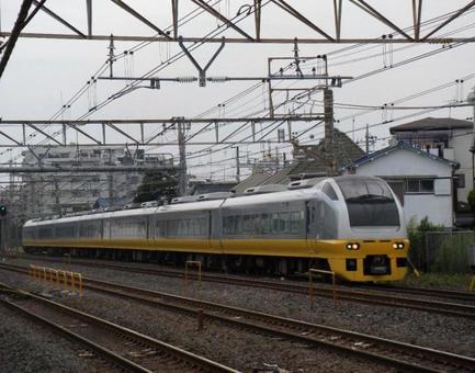 E653系フレッシュひたち 黄色編成 E653系フレッシュひたち 黄色編成の写真