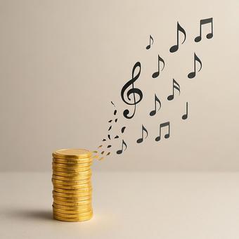 響く富の旋律(お金が奏でる音楽) 響く富の旋律(お金が奏でる音楽)の写真