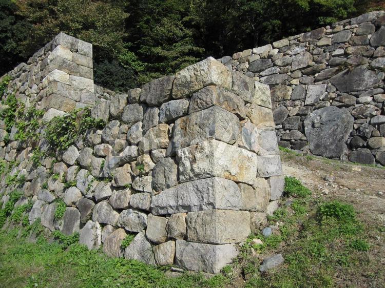 鳥取城　風呂屋御門跡への石垣 鳥取城,久松山城,兵糧攻めの写真素材