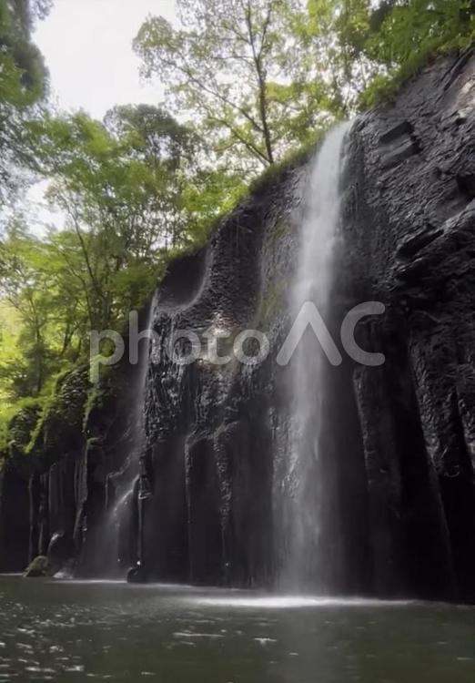 滝 滝,糸島,福岡の写真素材