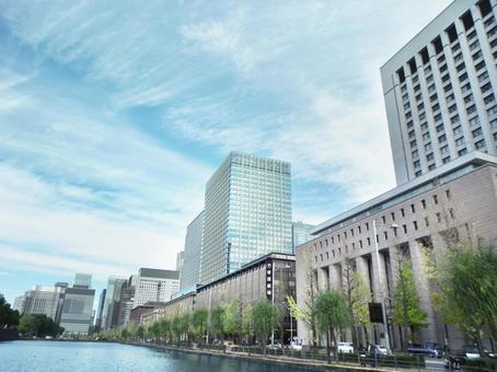 東京 丸の内風景 東京 丸の内風景 東京,丸の内,会社の写真素材
