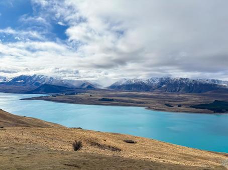 ニュージーランドの風景 ニュージーランドの風景 湖,山,風景の写真素材