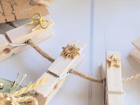 かわいい木製洗濯ピンチ 木製ピンチ,洗濯,小物の写真素材