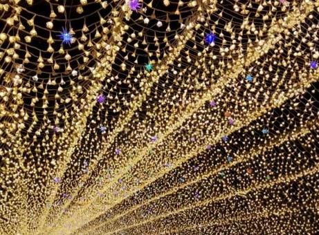 光のトンネル 光のトンネルの写真