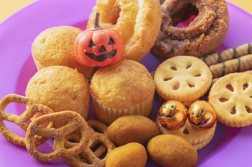 ハロウィン(焼き菓子)1 ハロウィン(焼き菓子)1の写真