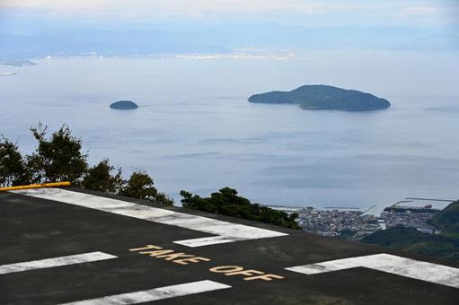 TAKE OFF3 風景,海,シティの写真素材