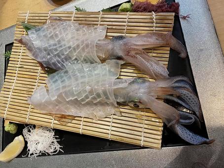 イカの刺身 イカの刺身 イカの刺身,イカ,刺身の写真素材