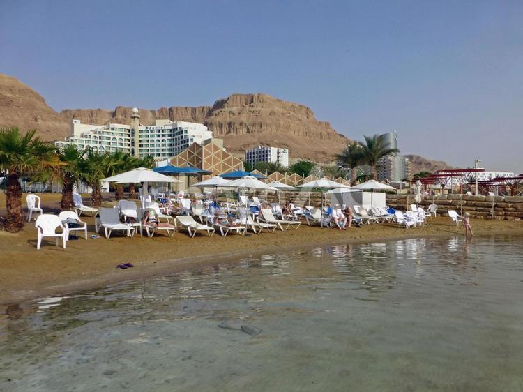 エン・ボケック　死海ビーチ 死海,エン・ボケック,イスラエルの写真素材